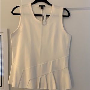 Beautiful j.crew peplum top